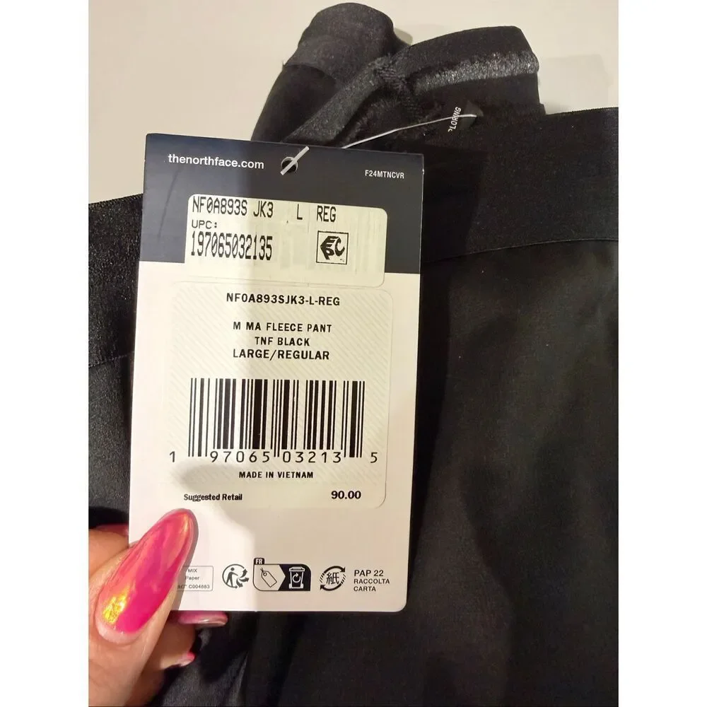 The North Face Mountain Athletics Fleece Joggers Black Large